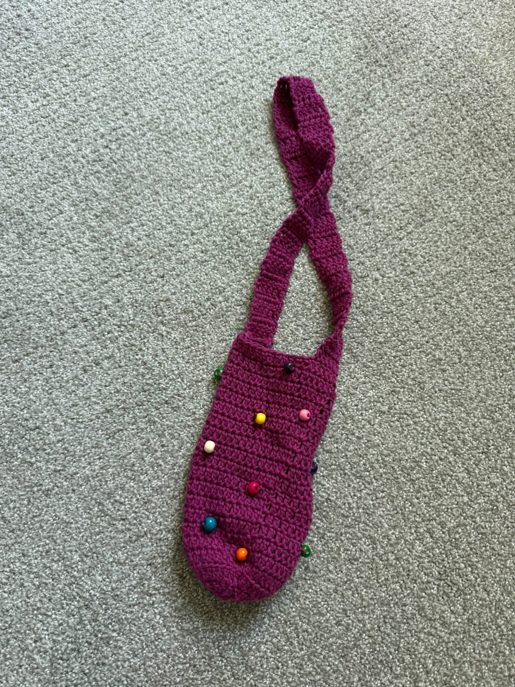 Beaded Wine Bag