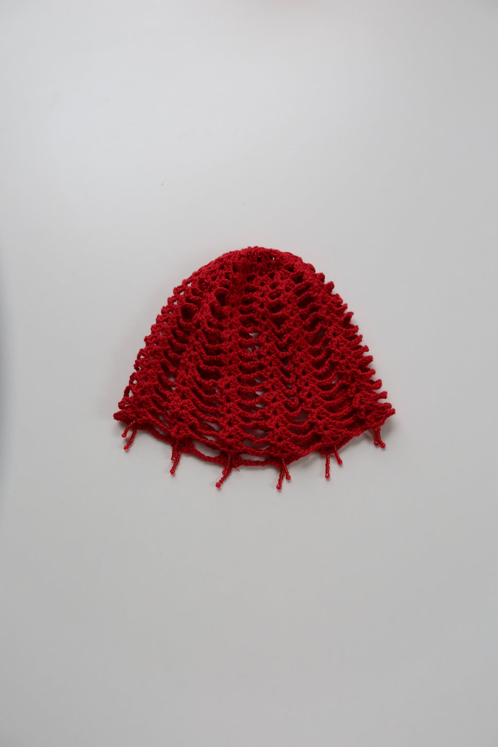 Beaded Shell Skull Cap