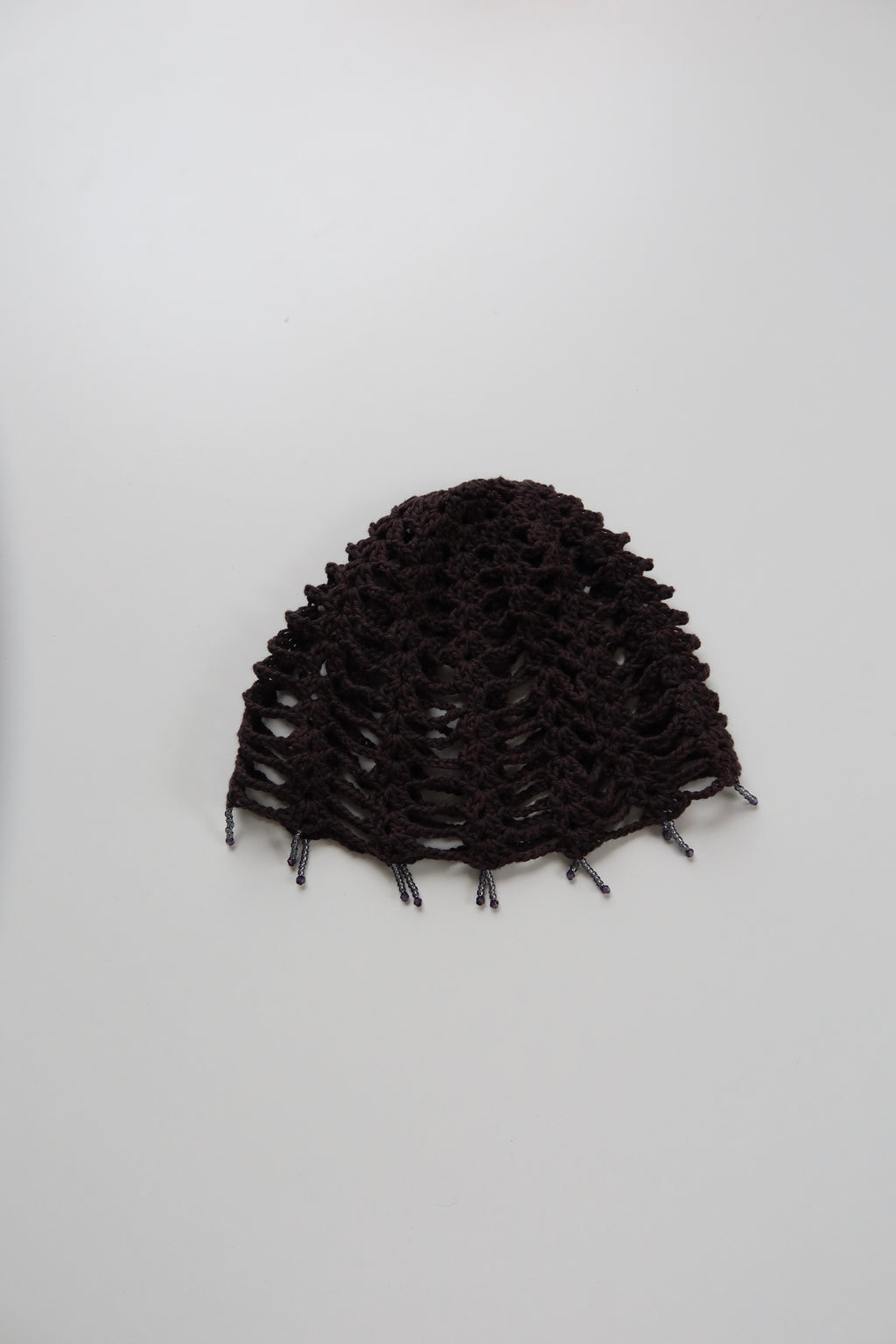 Beaded Shell Skull Cap
